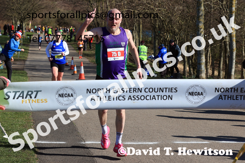 Masters Men Over-50s, 2026 NECAA Royal Signals Road Relays, Hetton Lyons Country Park, Hetton le Hole. Photo: David T. Hewitson/Sports for All Pics